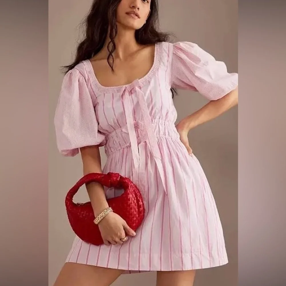 Damson Madder Amelie Puff Mini Dress NWOT - Picture 6 of 7
